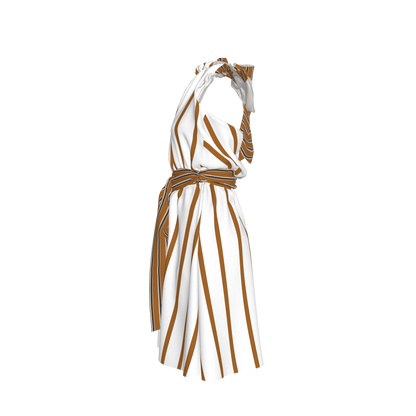 Knee Length Halter Dress