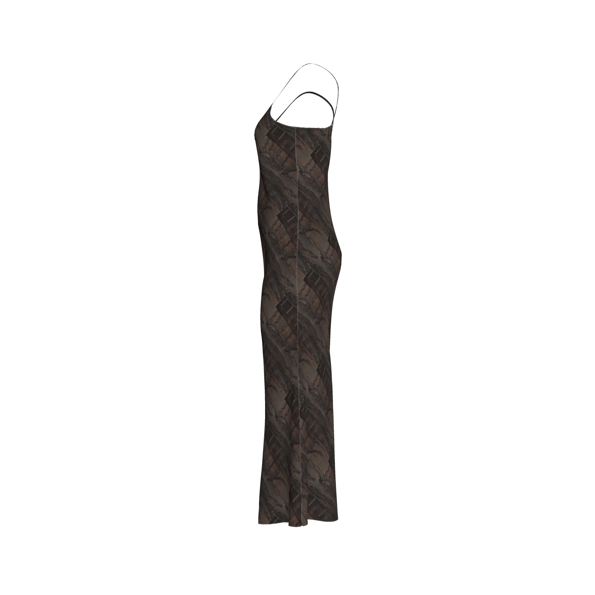 Even the Darkness Flows Bias Dress