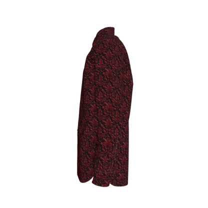 Blood Red Filagree Dress Shirt