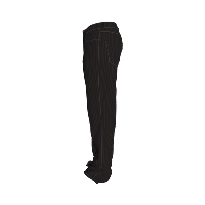 Brown on Black Pinstriped Premium Men’s Pant’s