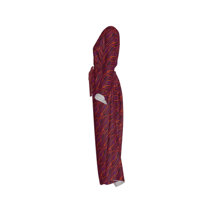 Kimono Sleeve Abaya in Lightweight Viscose Ecovero Rayon Crepe