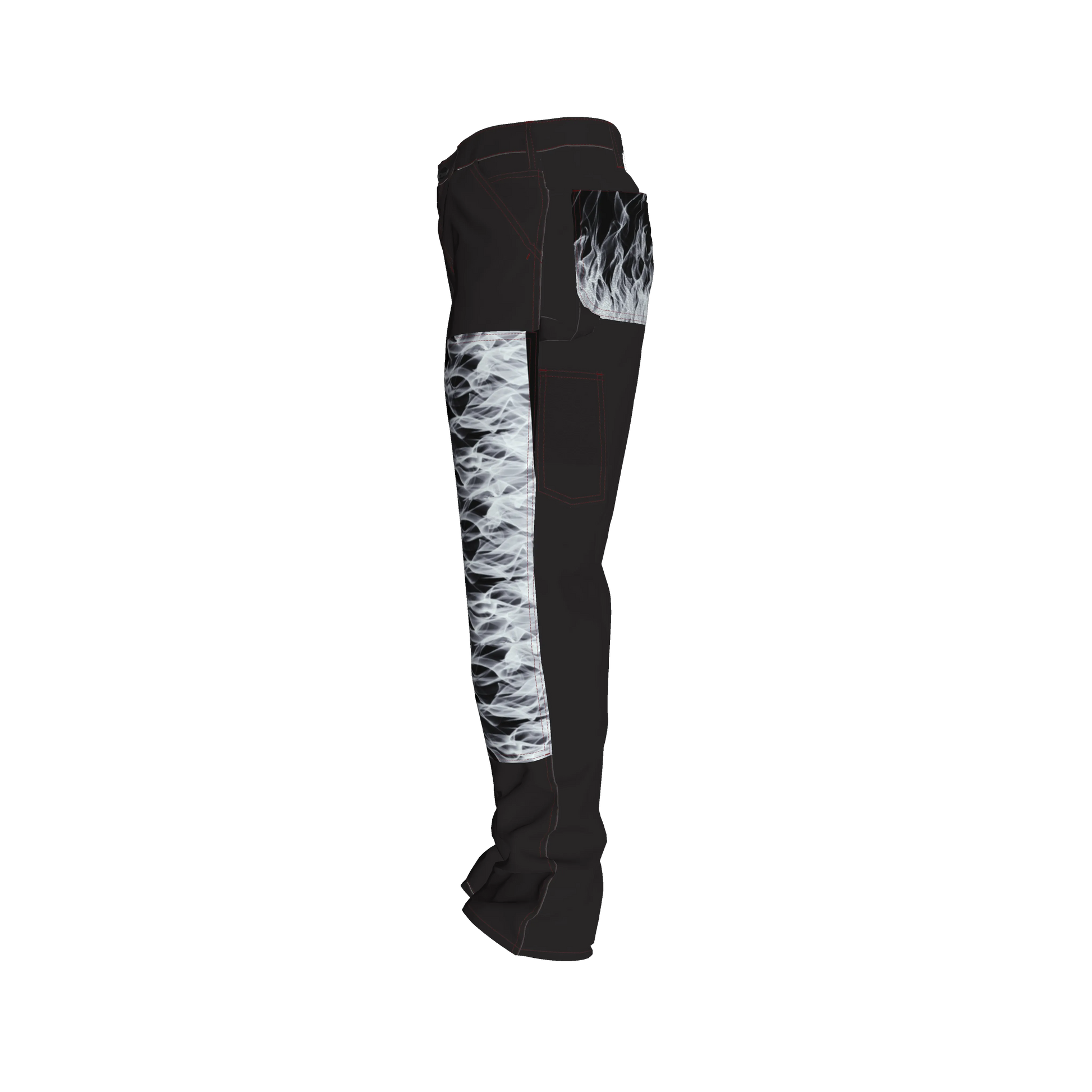 White Fire Pants