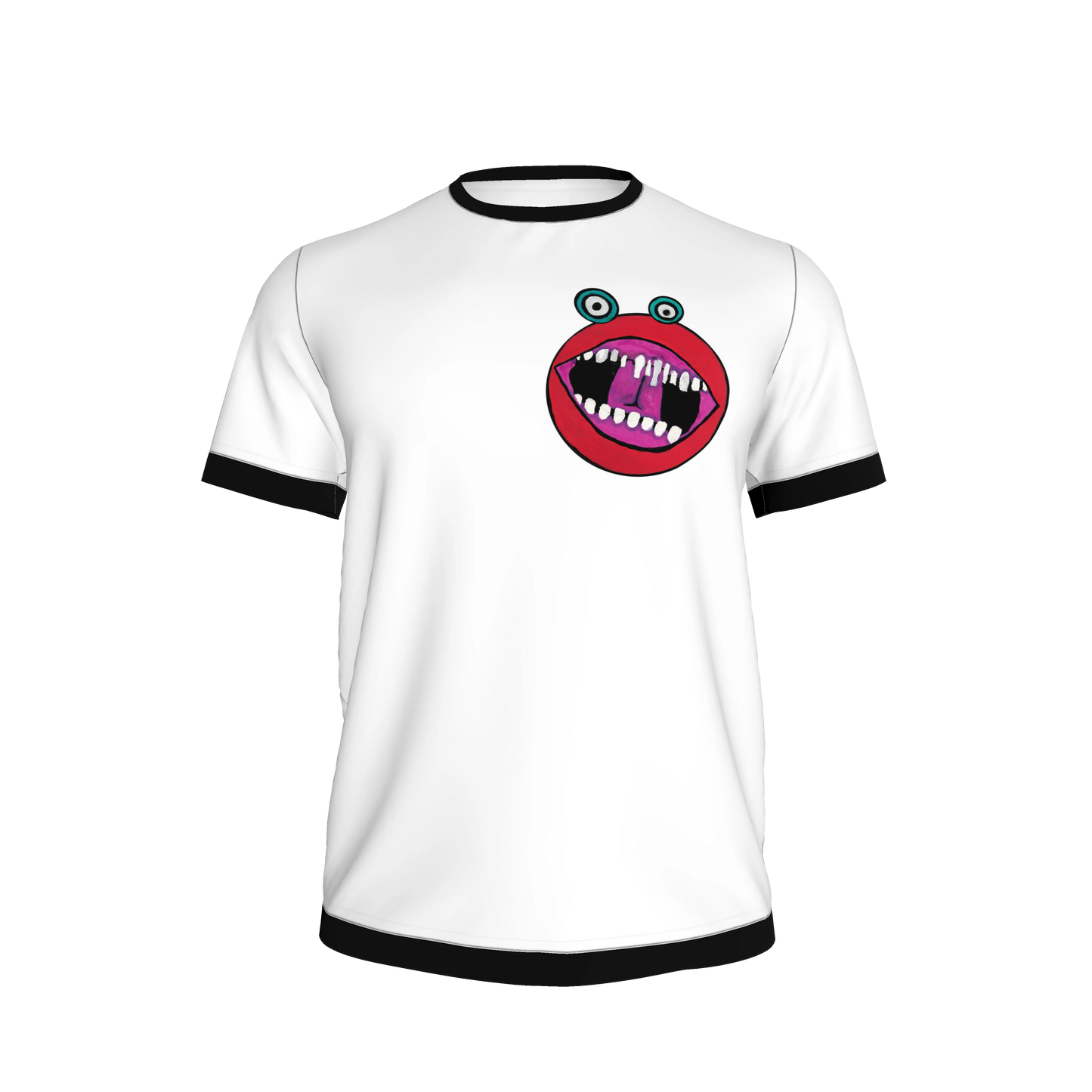 Maine-ish Reverse Men's Two-Tone White Tee