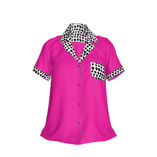 Hot Pink Pajama Top