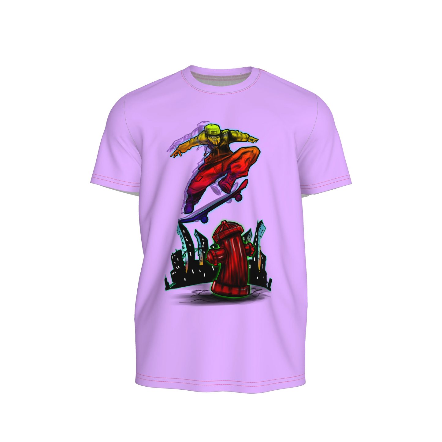 Skater Unisex T-Shirt in Light Weight Cotton
