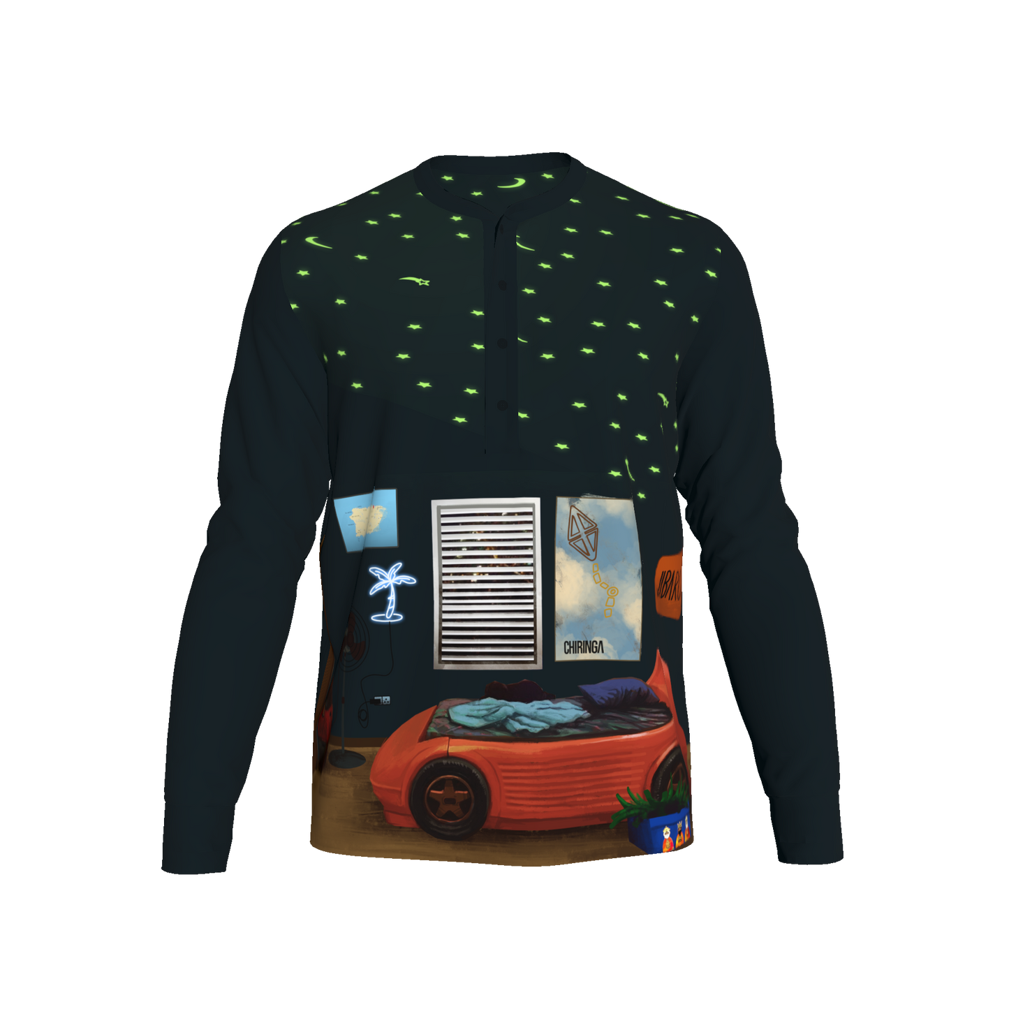 Víspera de Reyes Henley Shirt 