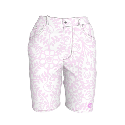 Shoosty Pink Slim Jeans Shorts