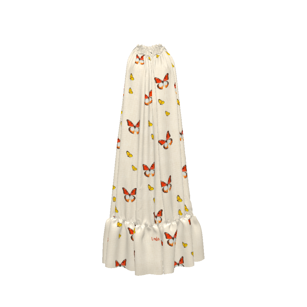 Mariposita Halter Maxi Dress