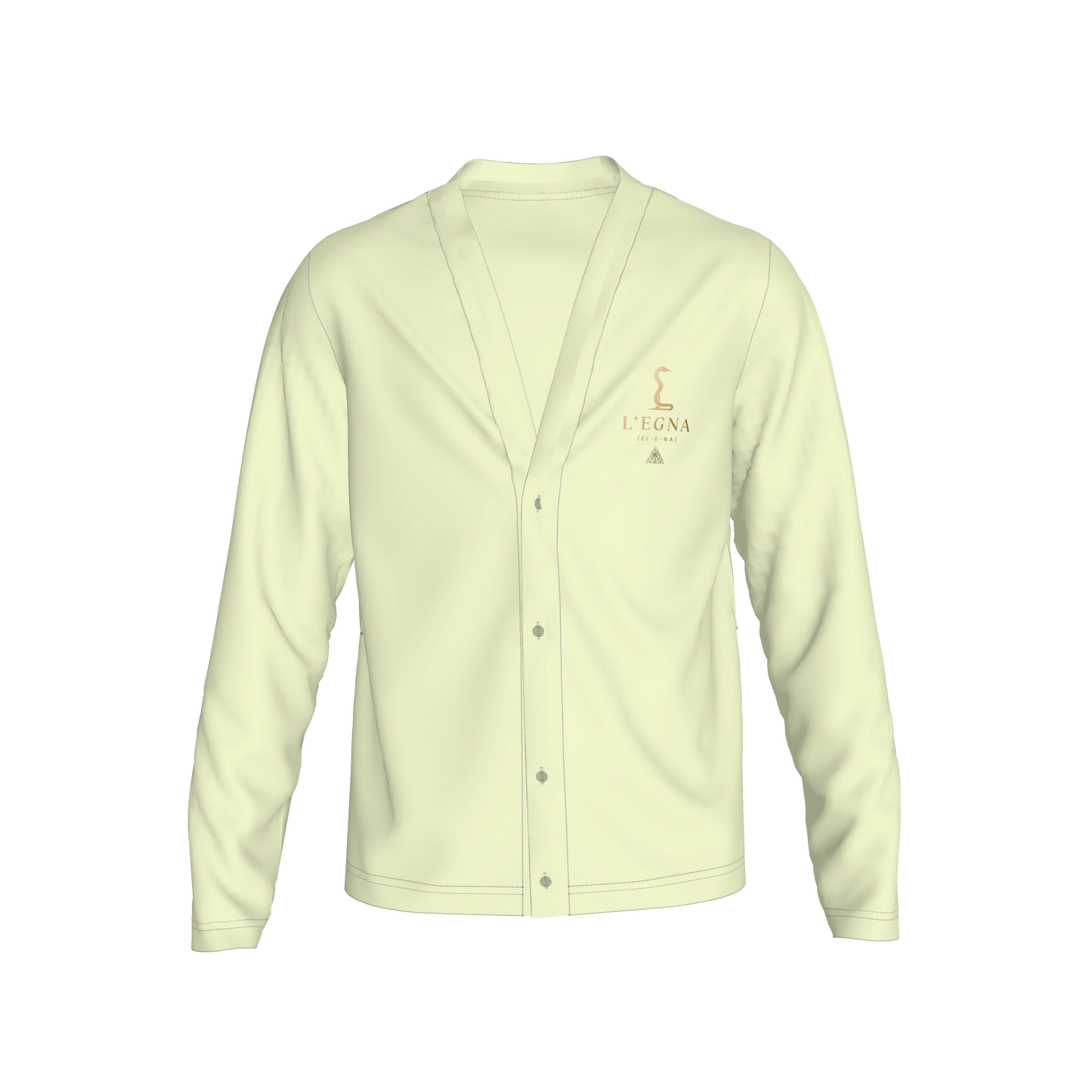 L'EGNA RISING 'ILLUMINATION' Cardigan (CREAM) 