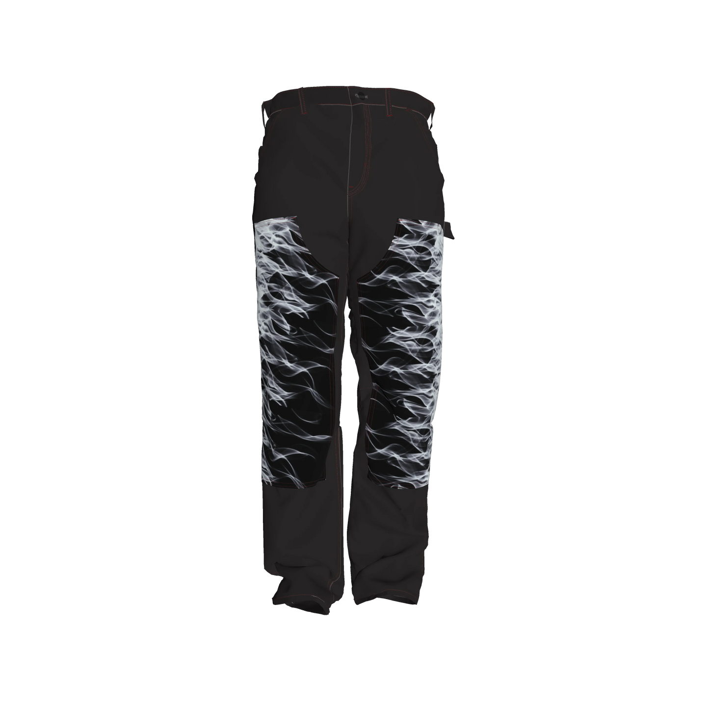 White Fire Pants