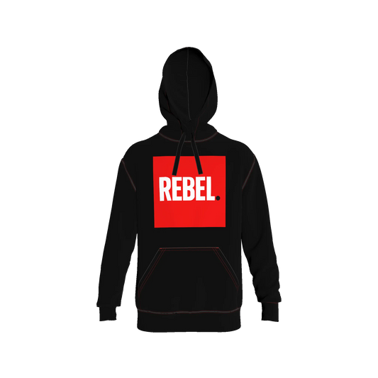 Hoode - Printed Red Basic Hoodie