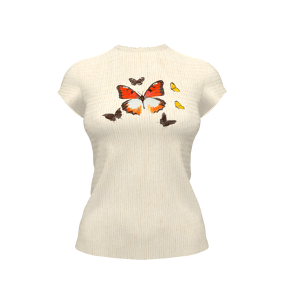  Mariposita Cap Sleeve Tshirt 