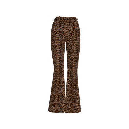 L'EGNA RISING (LEOPARD) BELL-FLARE