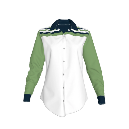 Striped Button Front Shirt