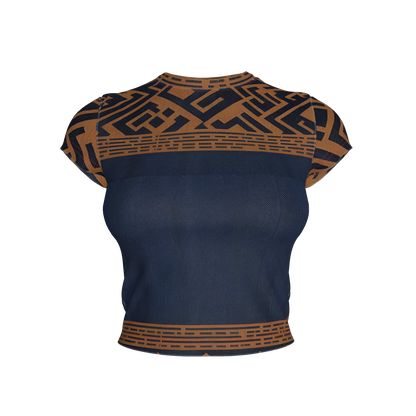 Gilded Cropped Tee