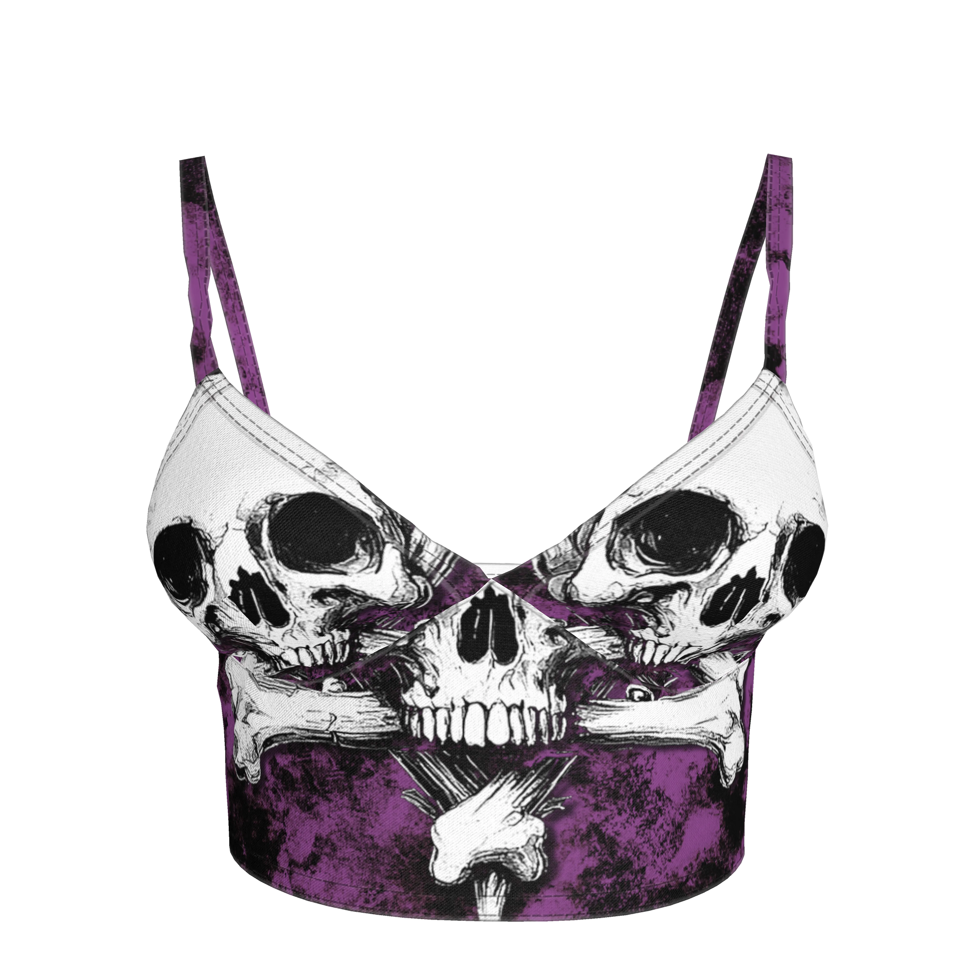 Purple Skeletittie Bralette Copy