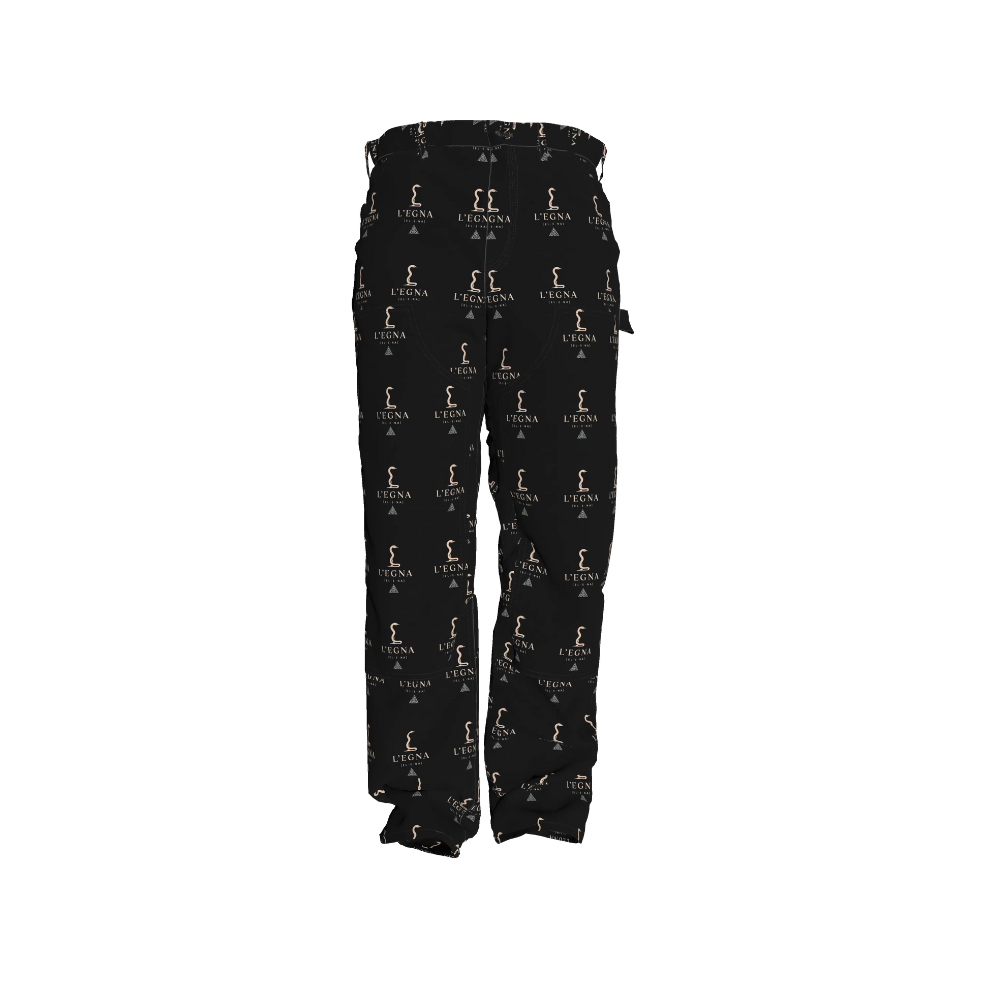 L'EGNA (EL-E-NA) RISING BLACKOUT BOXY Denim (All-Over Print)