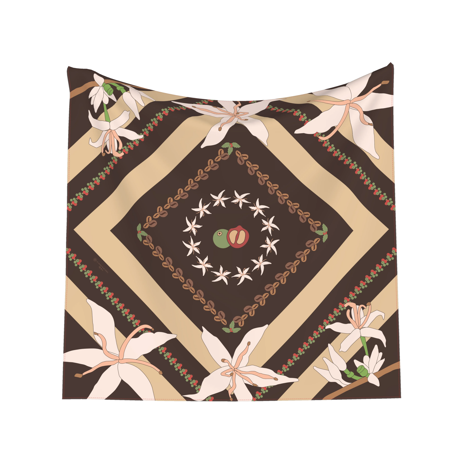 Pañoleta de café