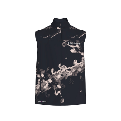 Own Your Mountain Vest – Knit Vest in Heavy French Terry White