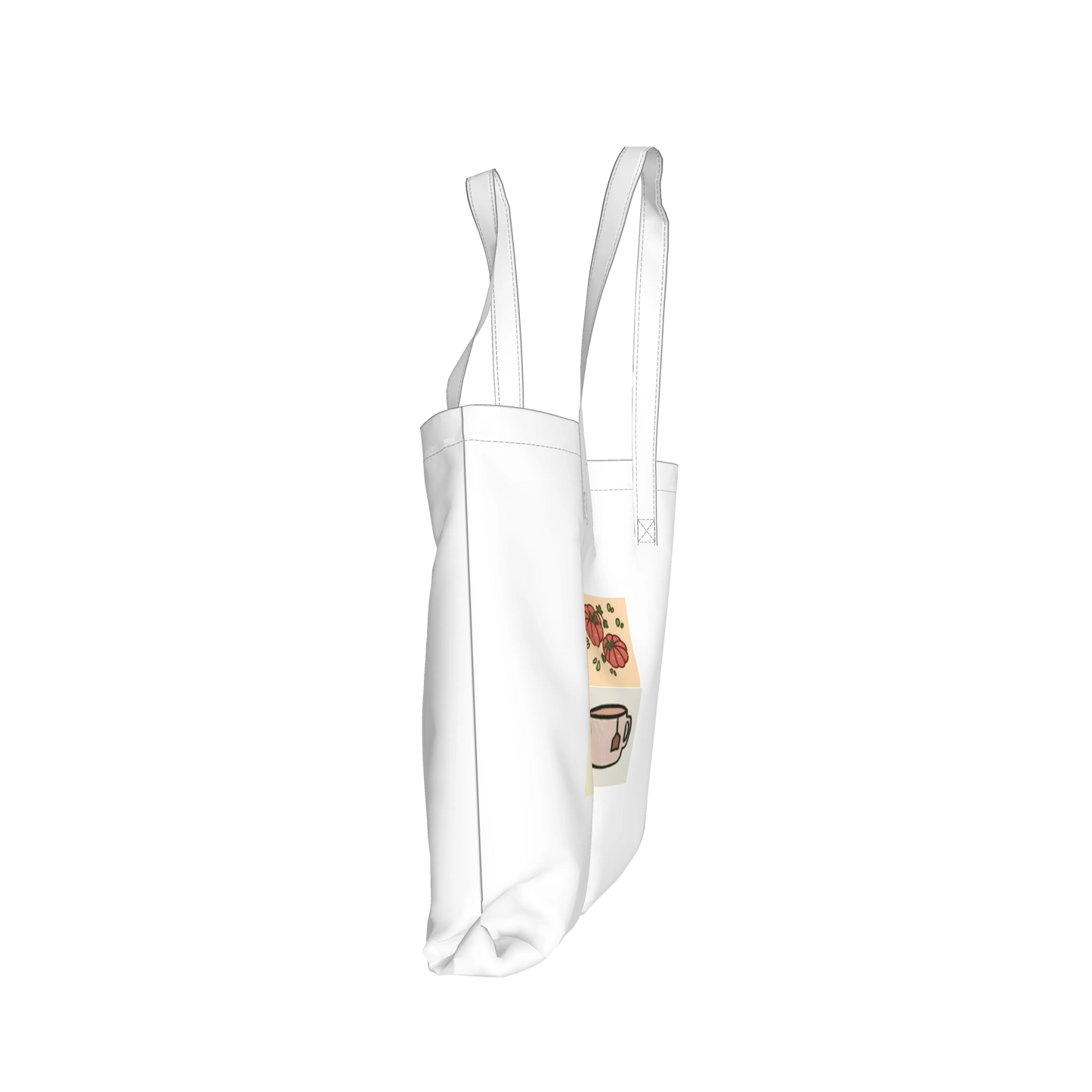 Cozy fall tote bag 🍂🎧✨