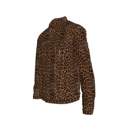 L'EGNA RISING 'LEOPARD' Jean Jacket