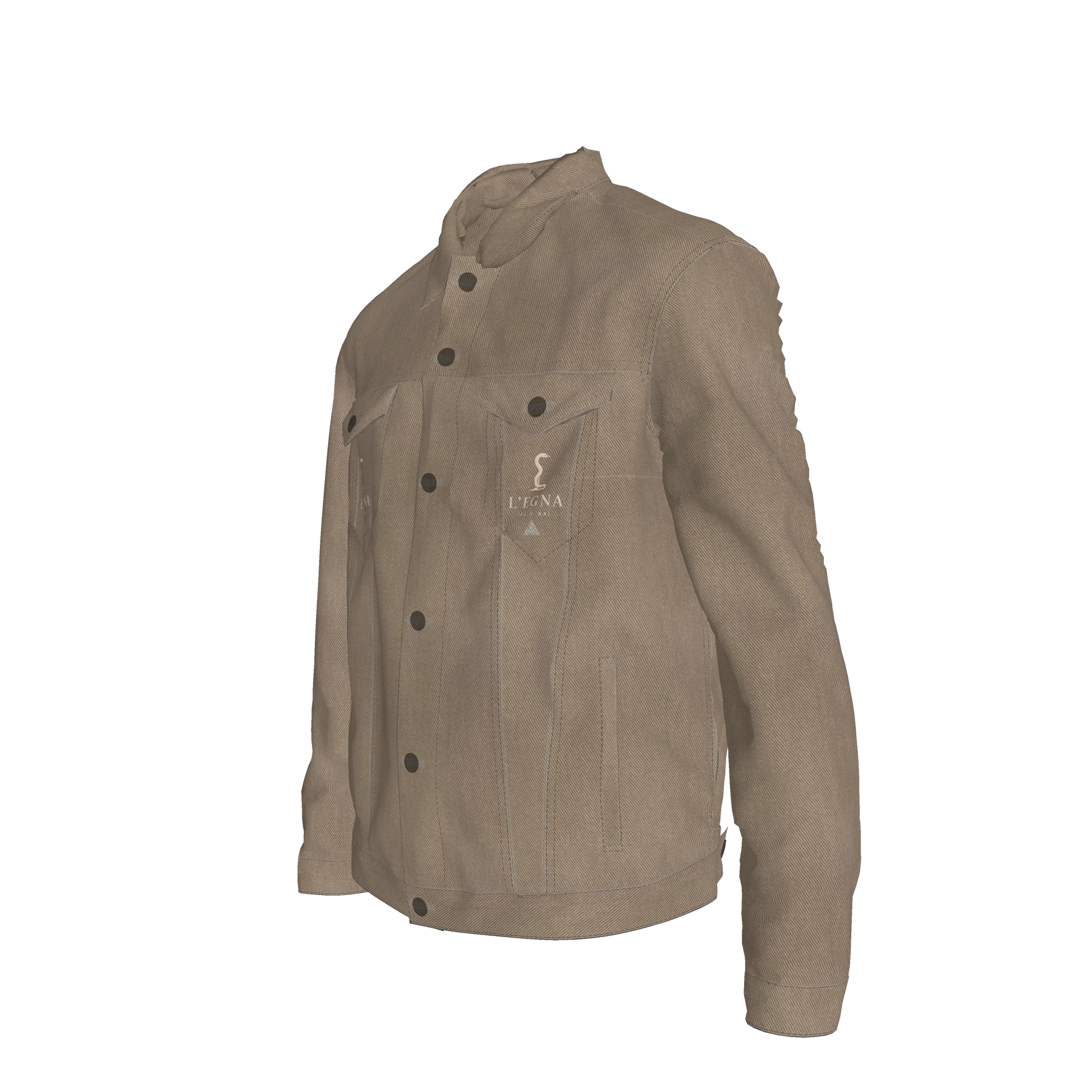 L'EGNA RISING 'DK BLUE ACID' Jean Jacket Copy