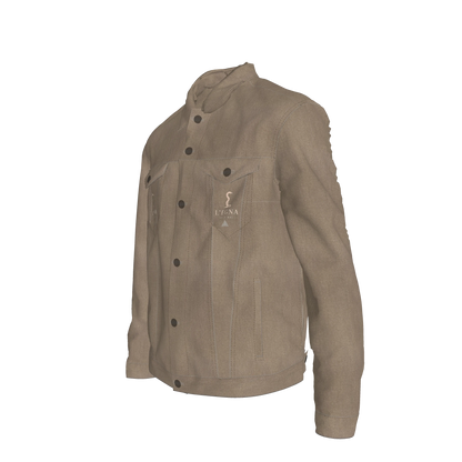 L'EGNA RISING 'DK BLUE ACID' Jean Jacket Copy