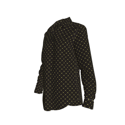 Button Front Shirt in Soft-Structured Linen