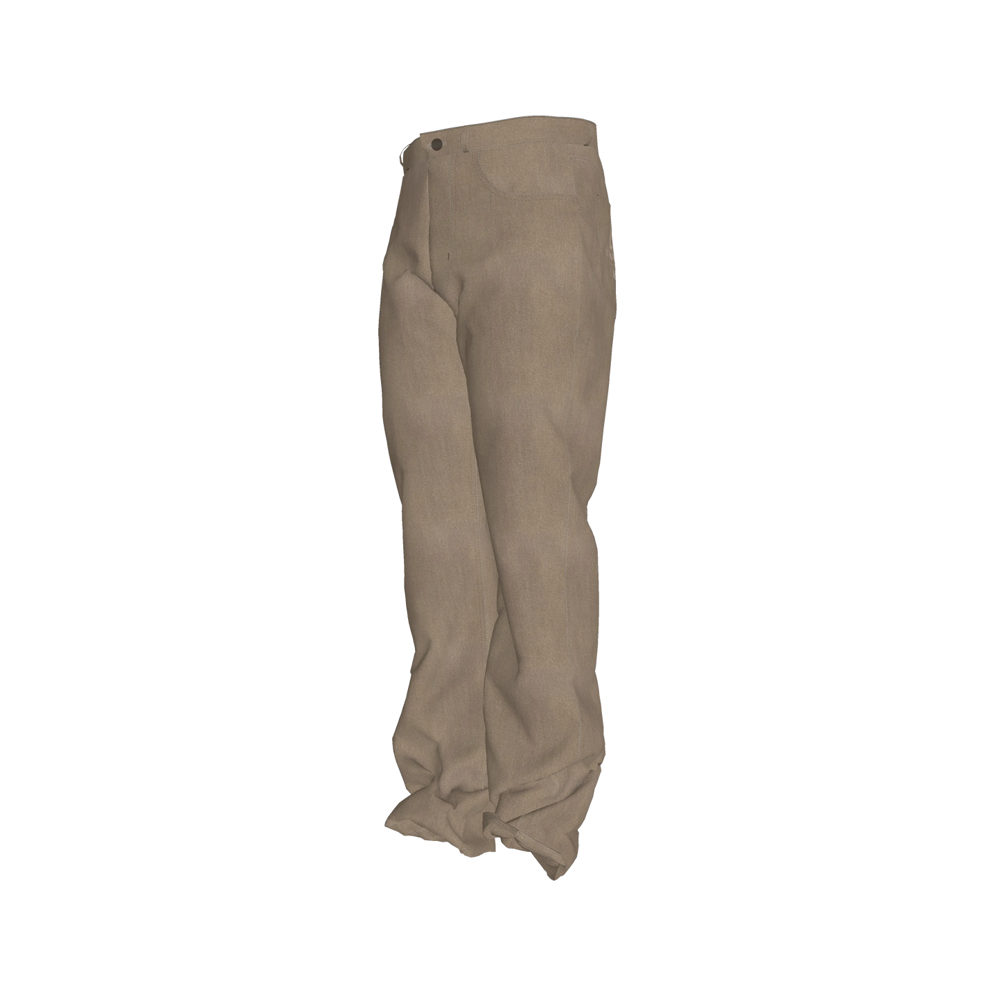 L'EGNA RISING (KHAKI) FLARE JEANS