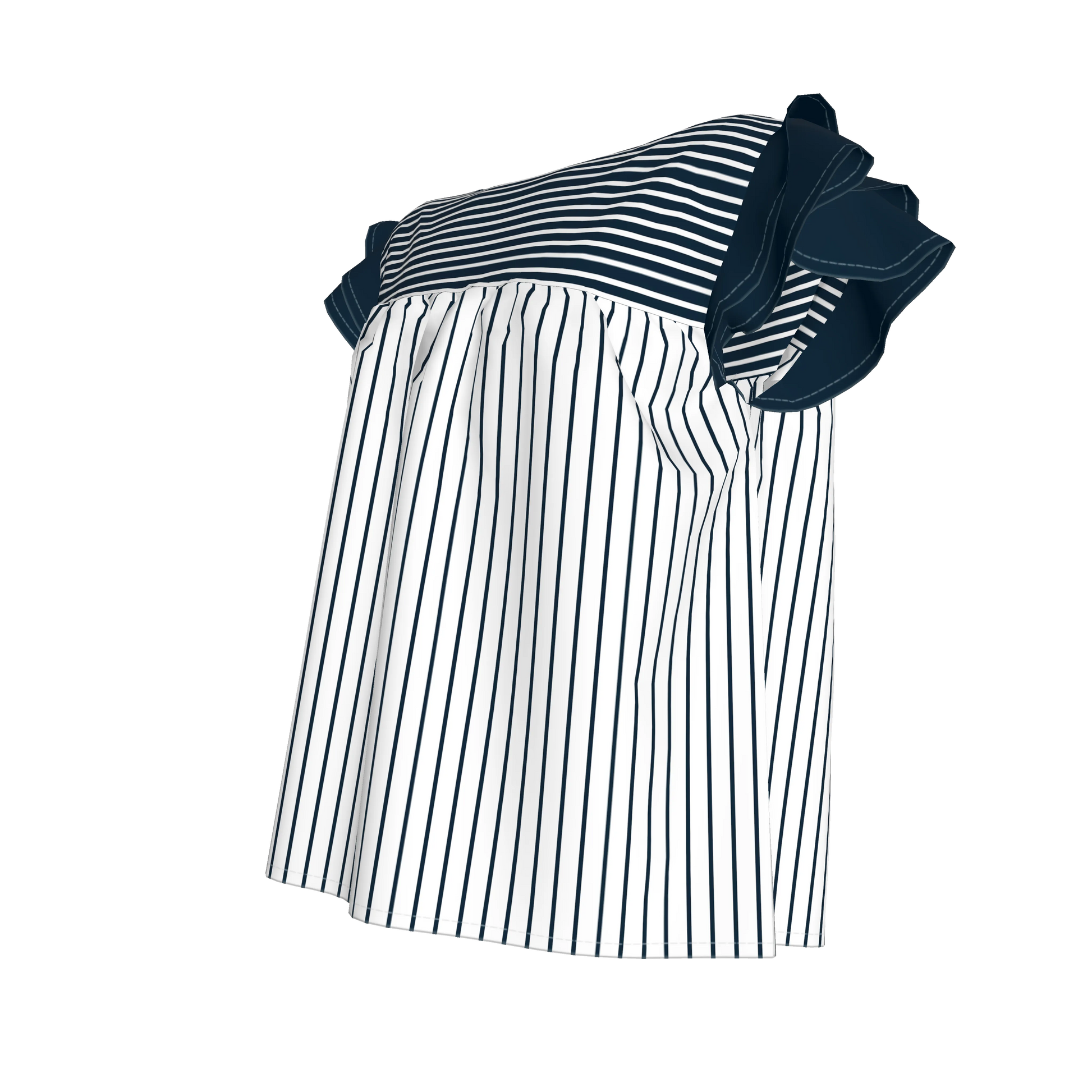 Ruffled Sleeve Top