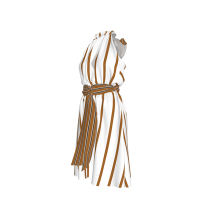 Knee Length Halter Dress