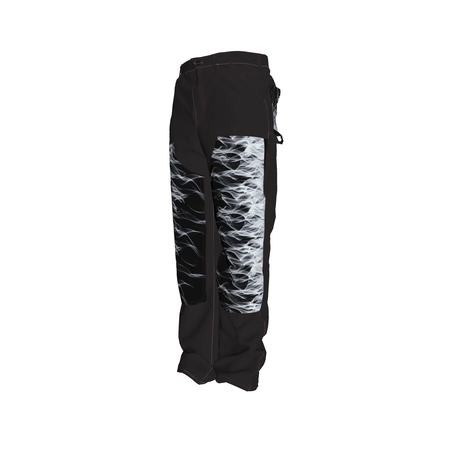 White Fire Pants