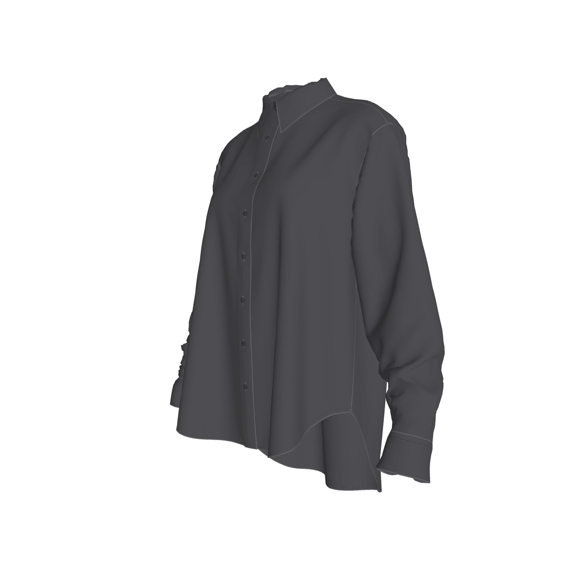 L'EGNA RISING SPARROW'S SHADOW Oversized Button-Up