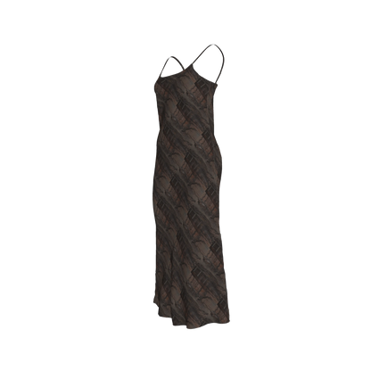 Even the Darkness Flows Bias Dress