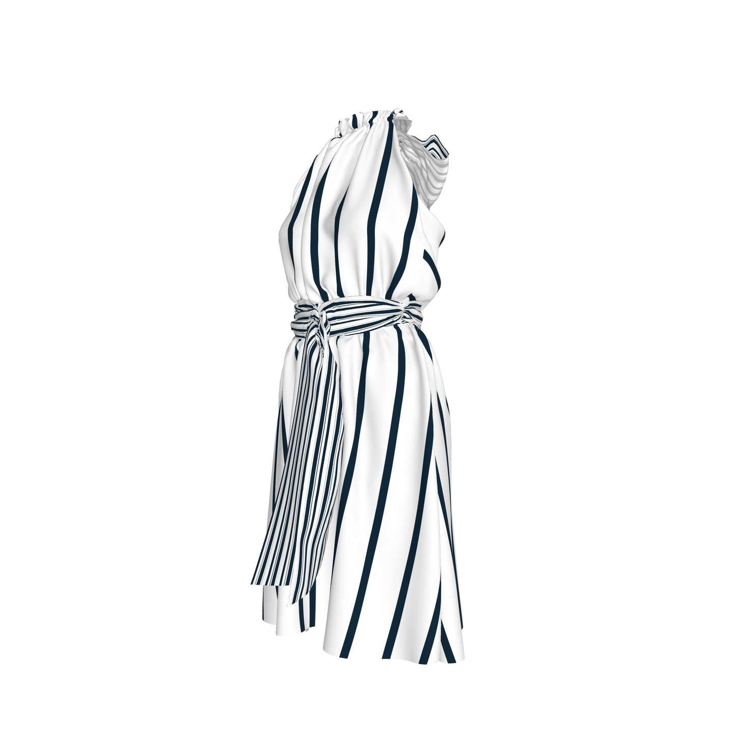 Knee Length Halter Dress