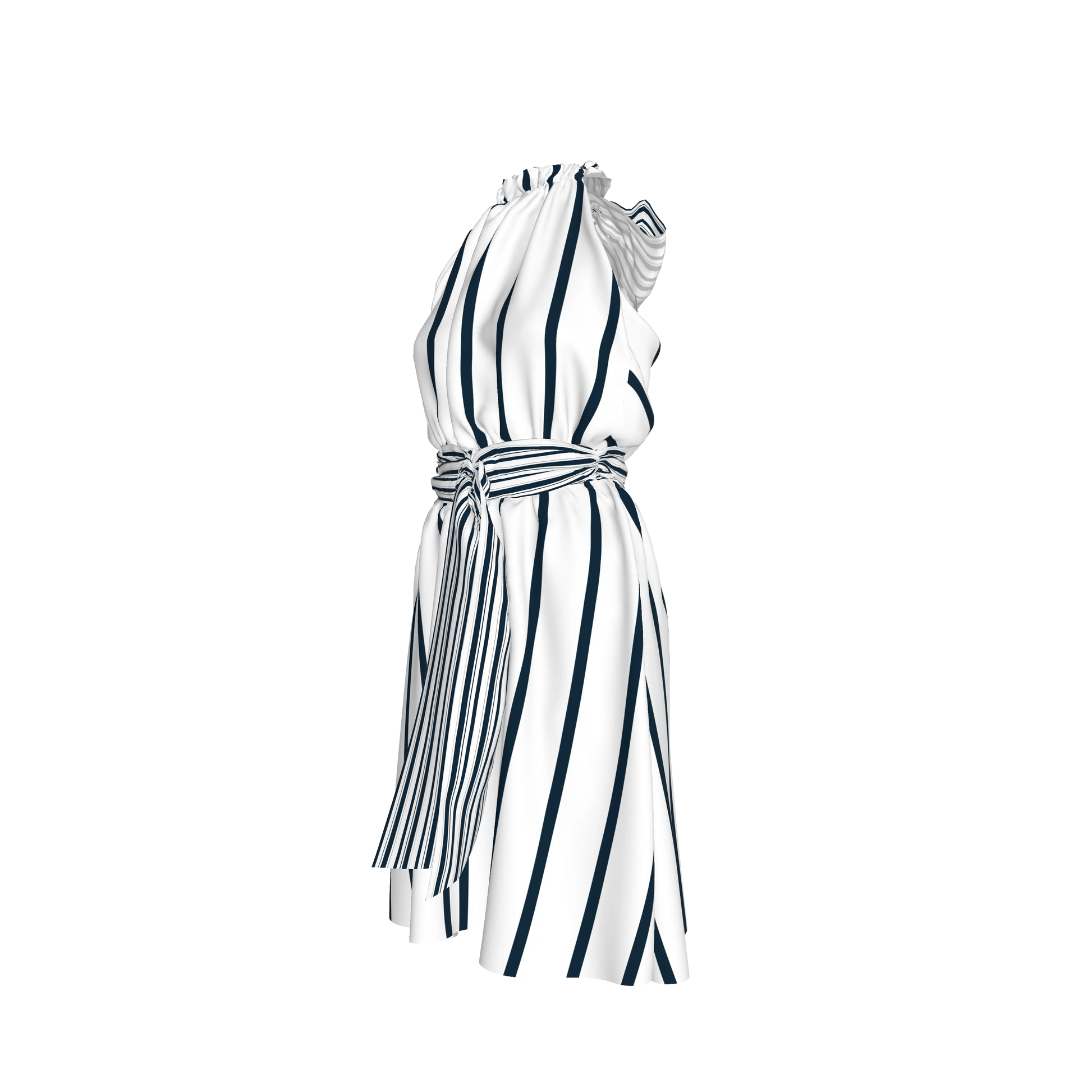 Knee Length Halter Dress