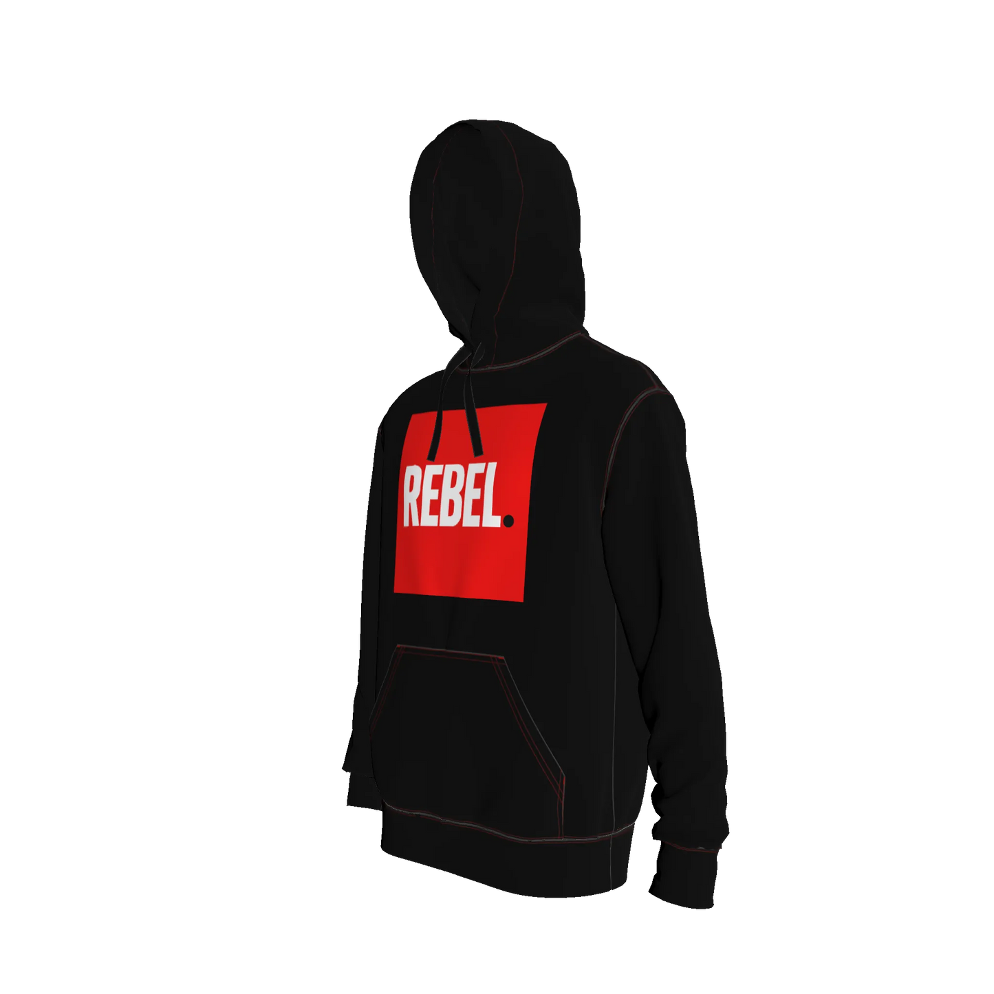 Hoode - Printed Red Basic Hoodie