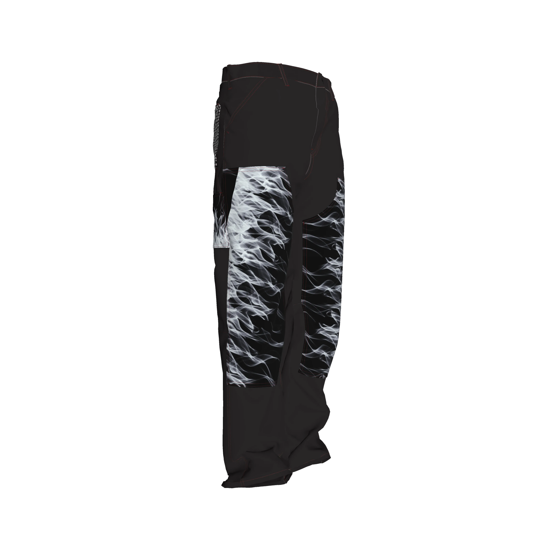 White Fire Pants