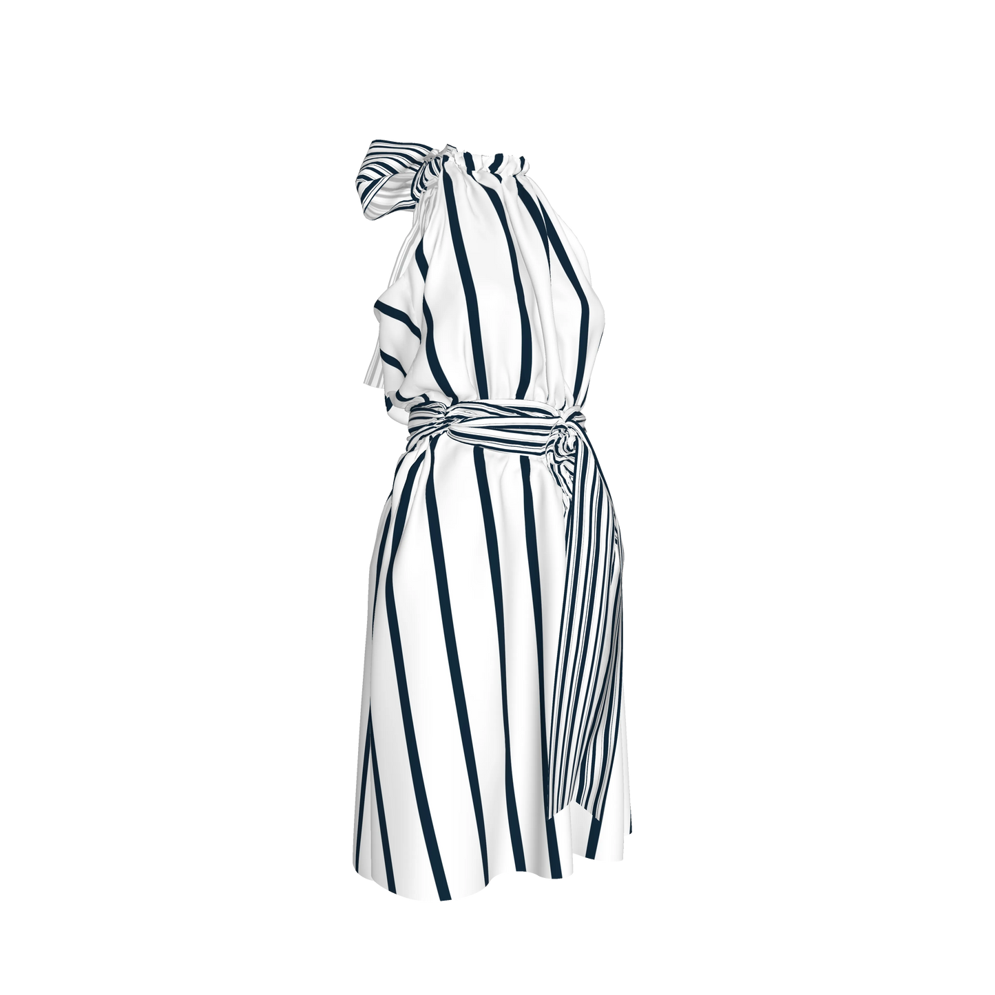 Knee Length Halter Dress
