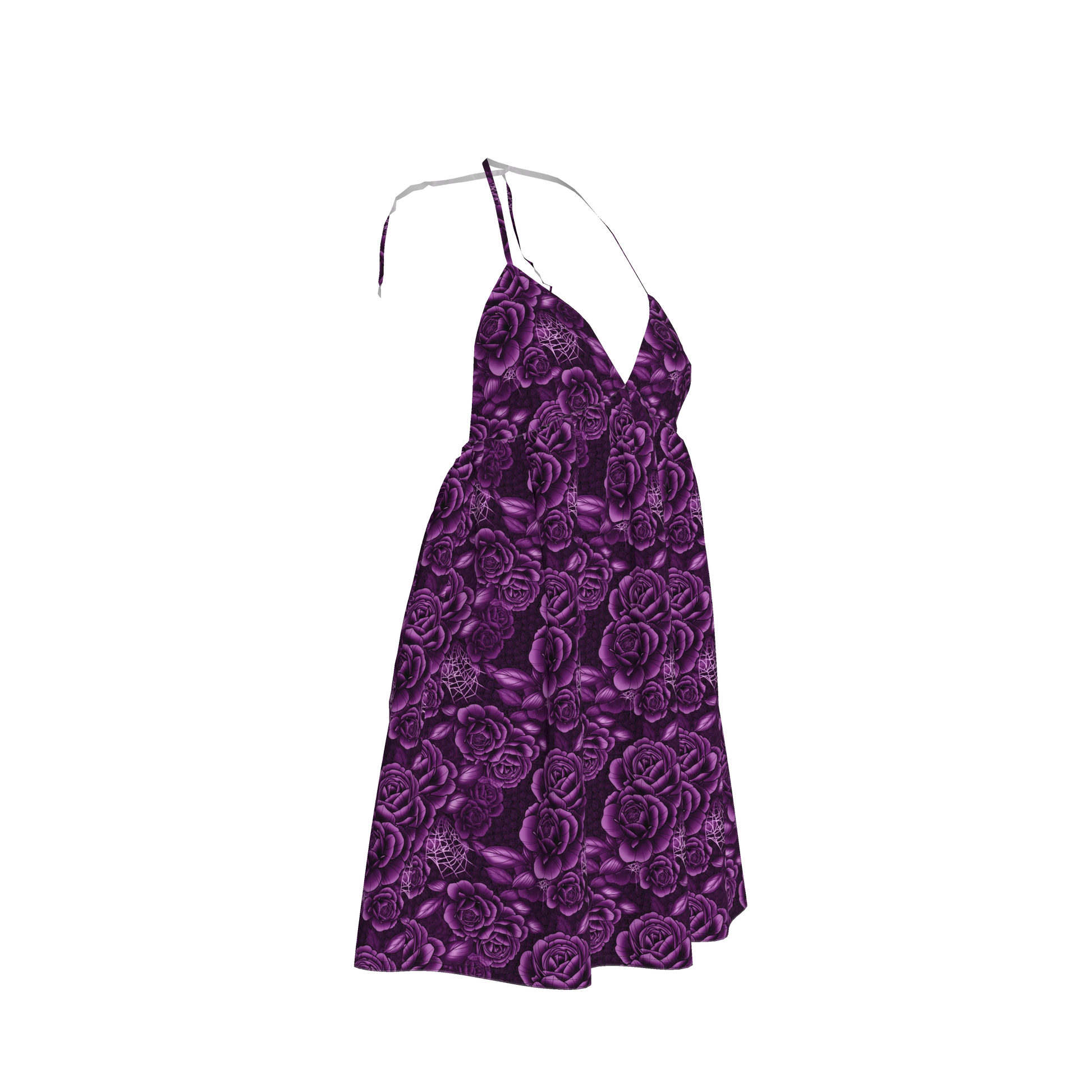 Purple Baby Doll Dress