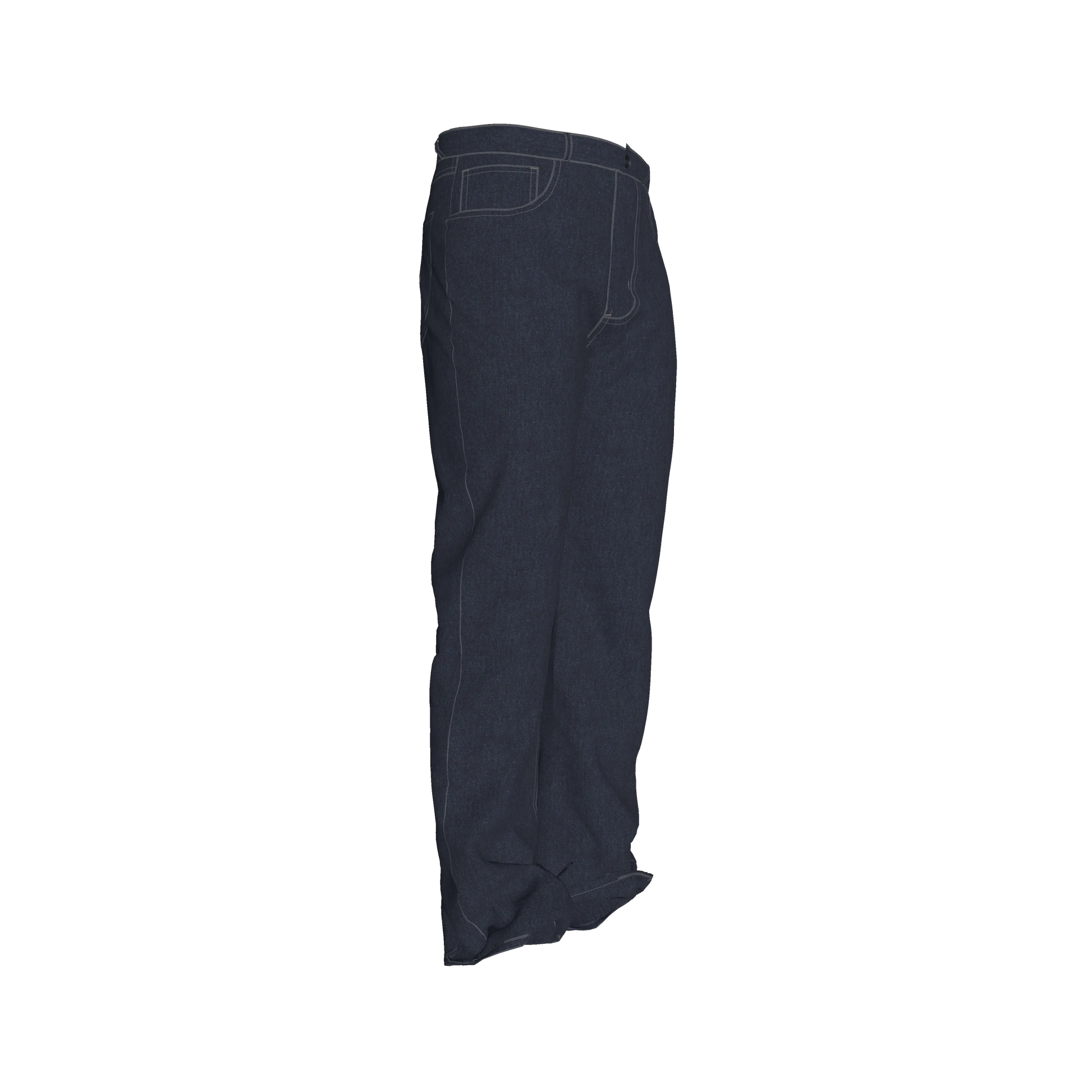 L'EGNA RISING (CLASSIC BLUE DENIM) FLARE JEANS
