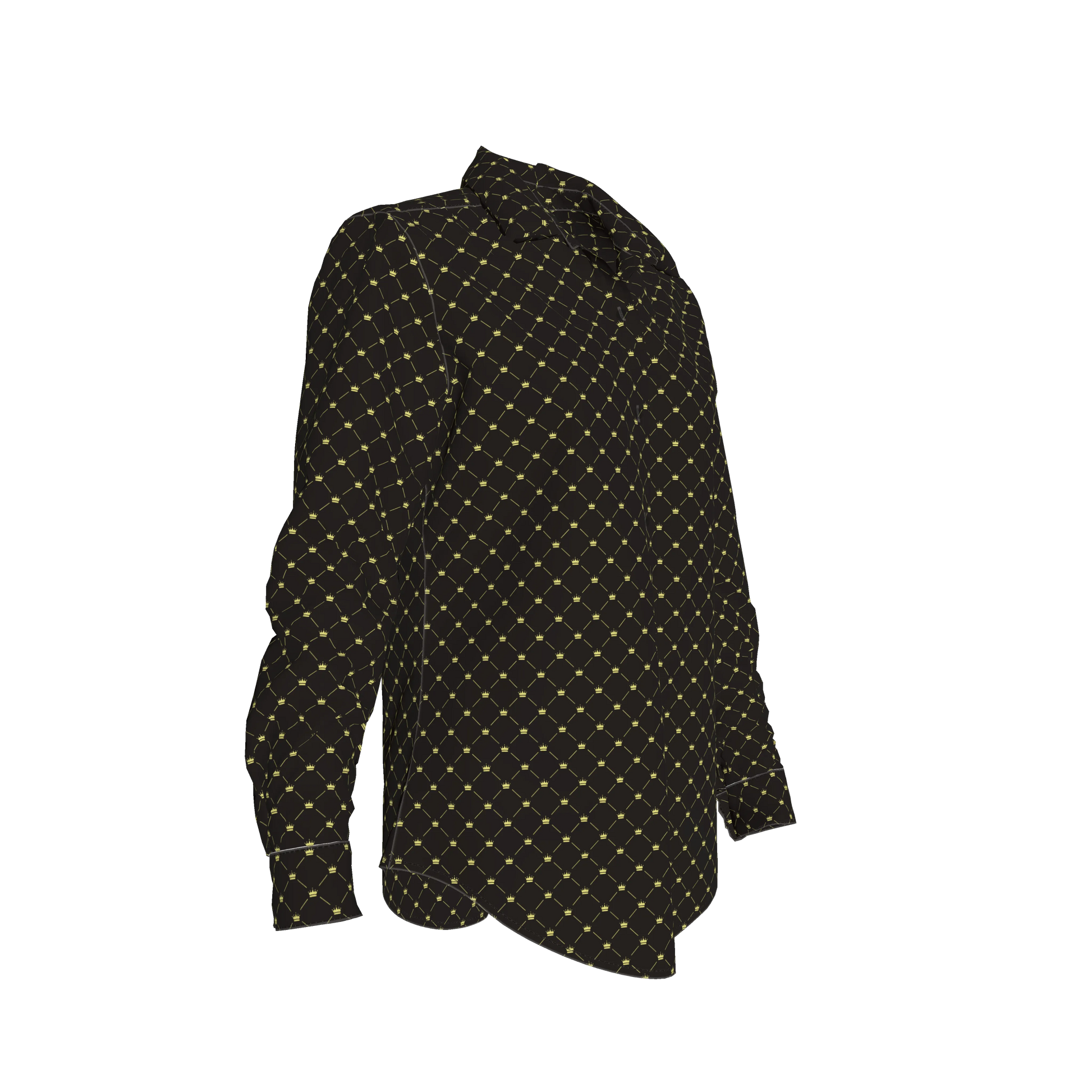 Button Front Shirt in Soft-Structured Linen