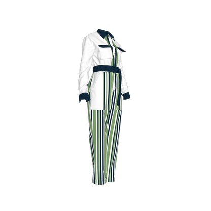 Button Front Jumpsuit