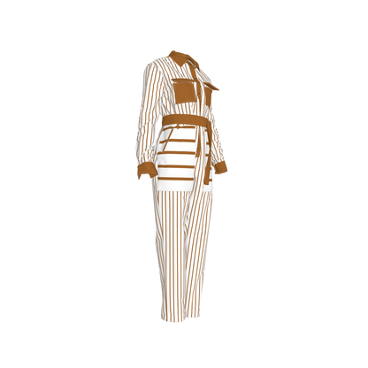 Button Front Jumpsuit