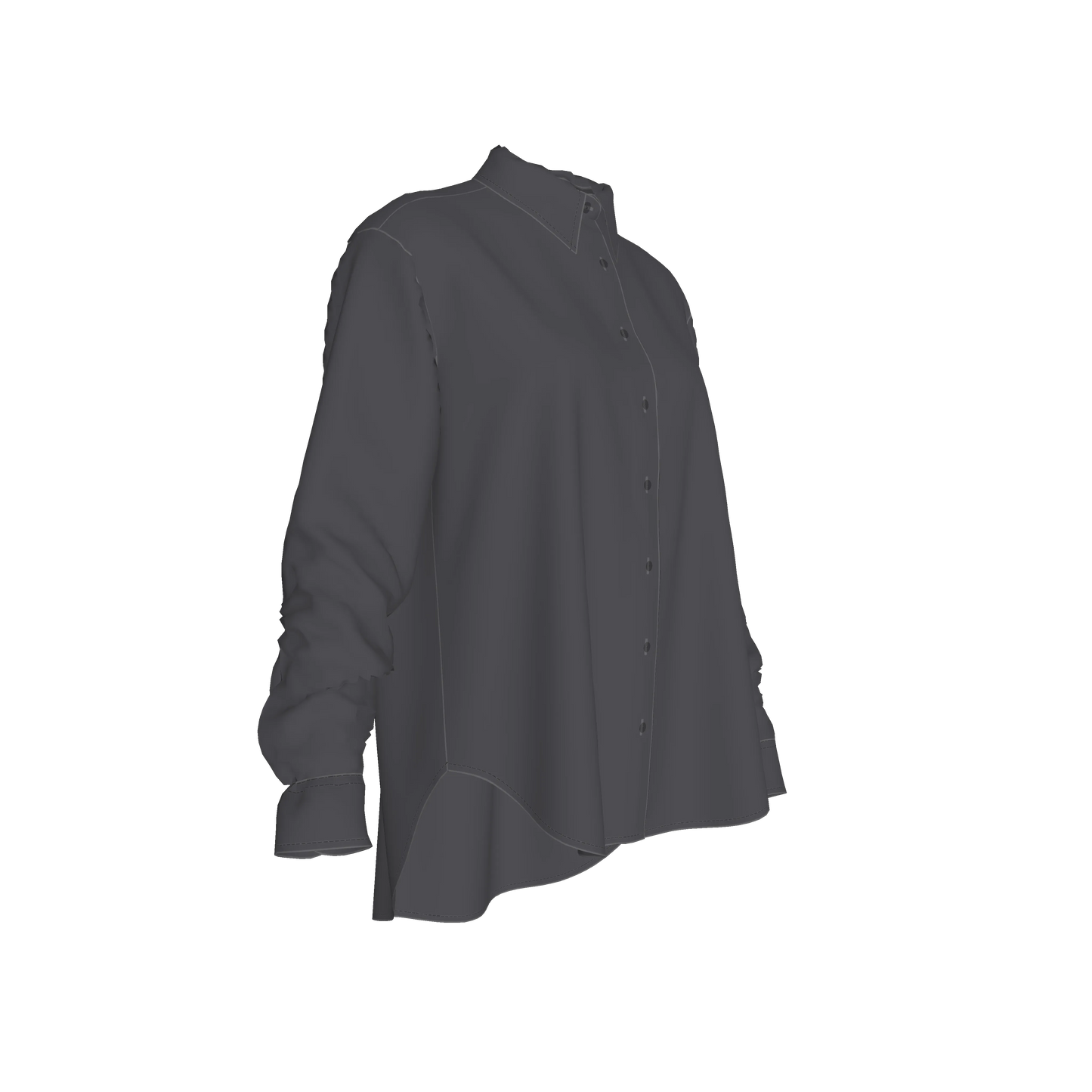 L'EGNA RISING SPARROW'S SHADOW Oversized Button-Up