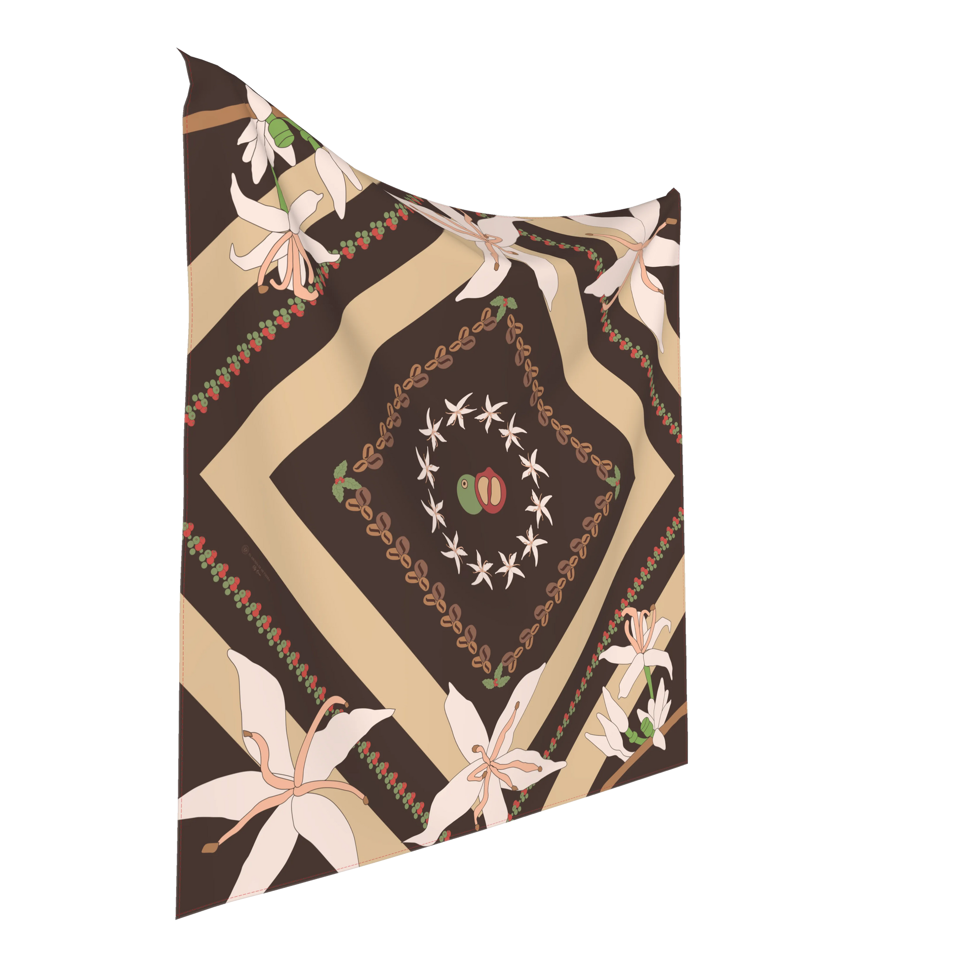 Pañoleta de café