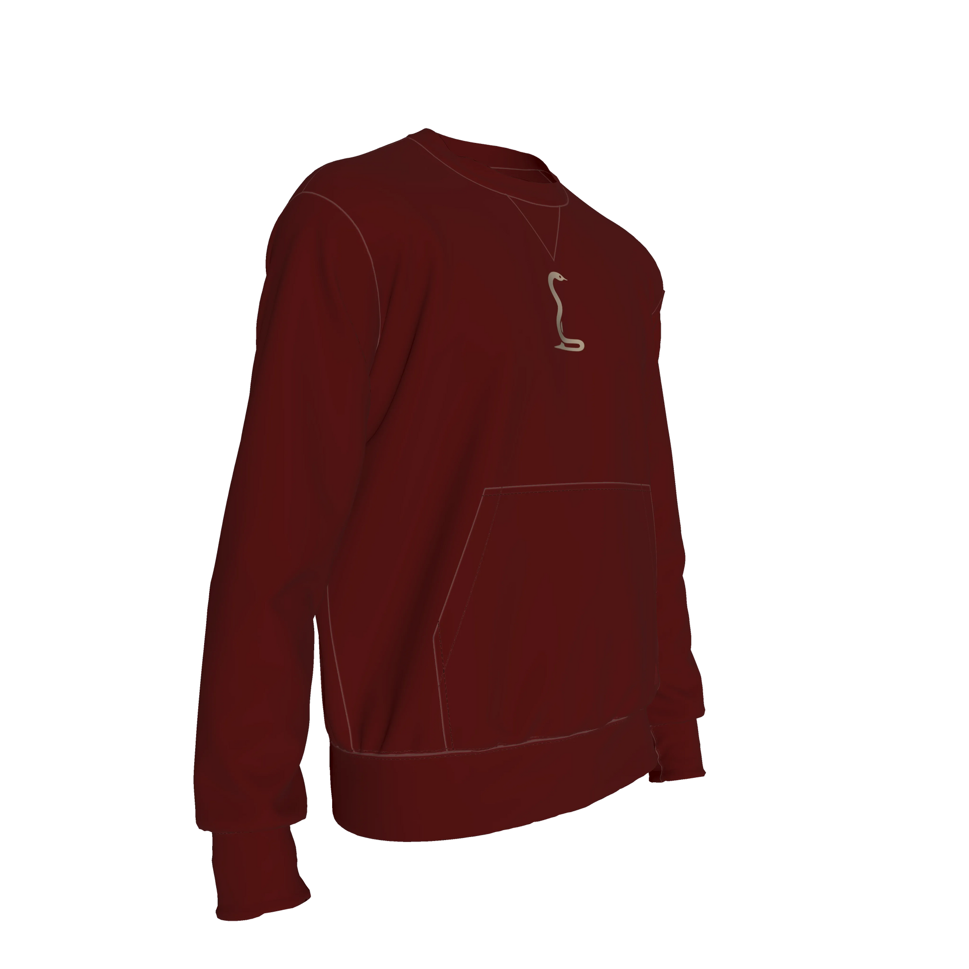L'EGNA RISING 'Crimson Grace' Crewneck Sweater (BURGUNDY)