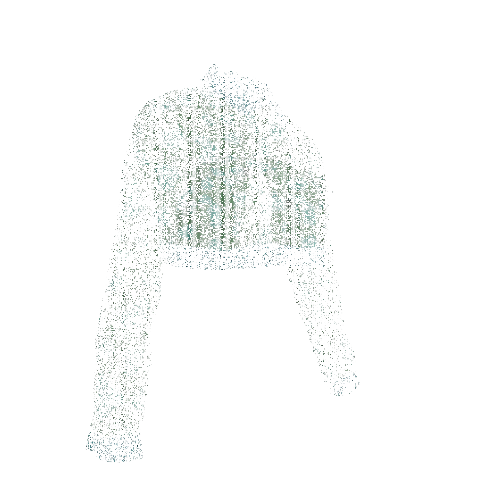 Green & Blue Cropped Jacket 