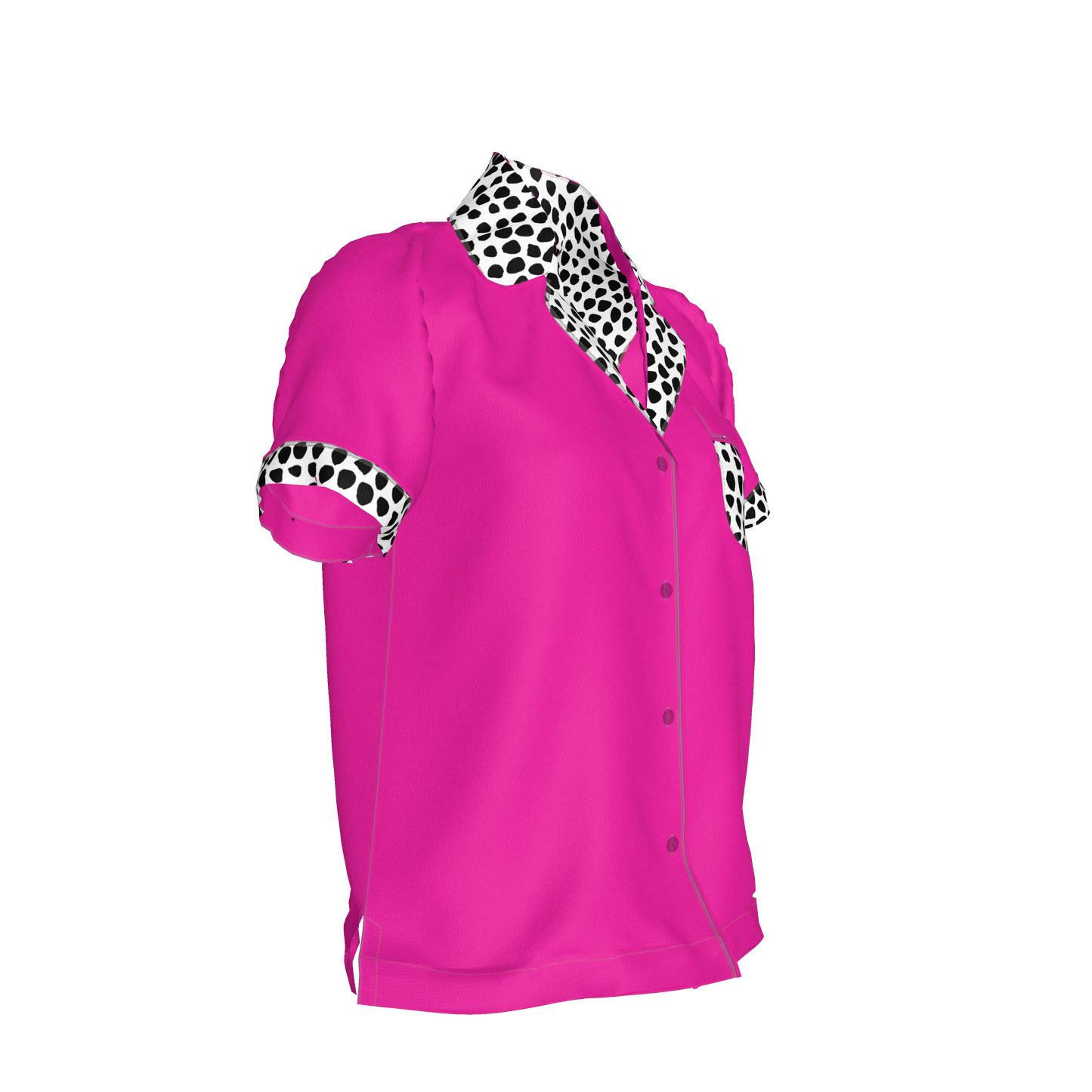 Hot Pink Pajama Top