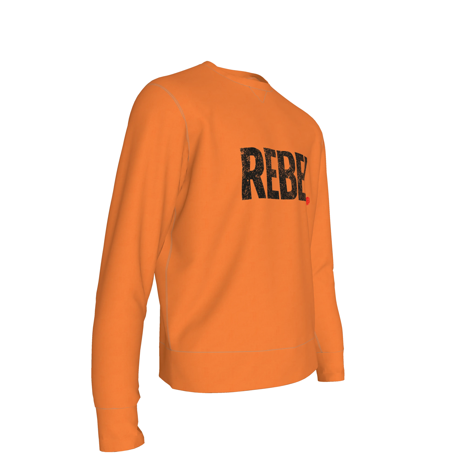 Orange Tailored Crewneck Sweatshirt